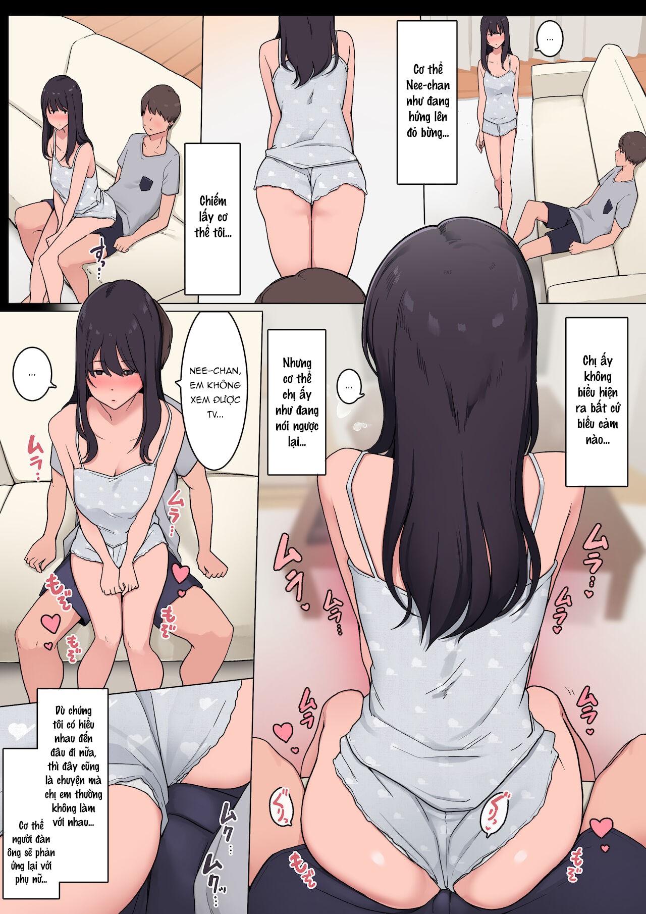 Đọc truyện hentai Otouto o Isei to Shite Isshiki Shite Shimau Mukuchi na Onee-chan - Oneshot