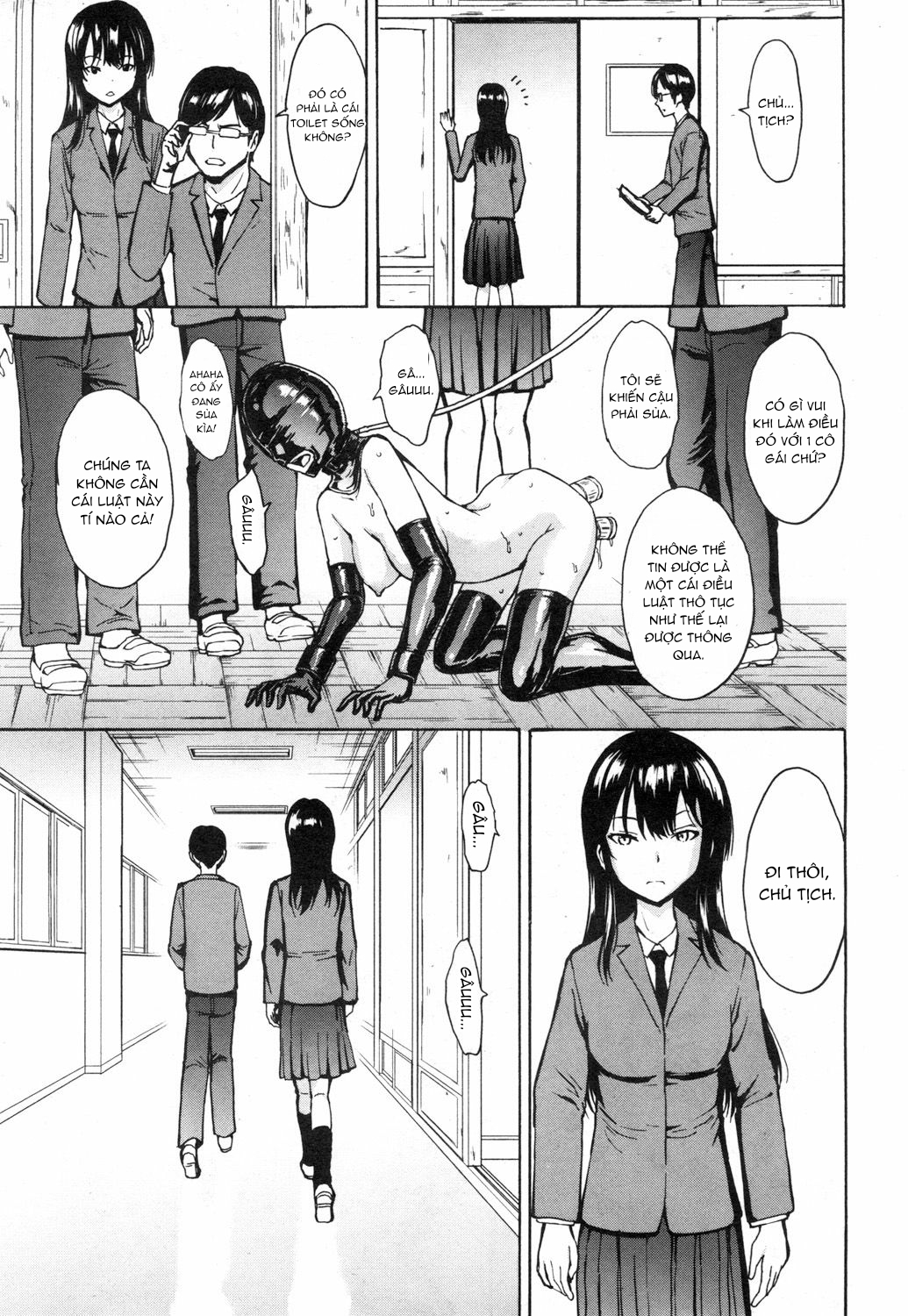 Đọc truyện hentai Chủ tịch hội học sinh trường tôi là toilet thịt! - Oneshot