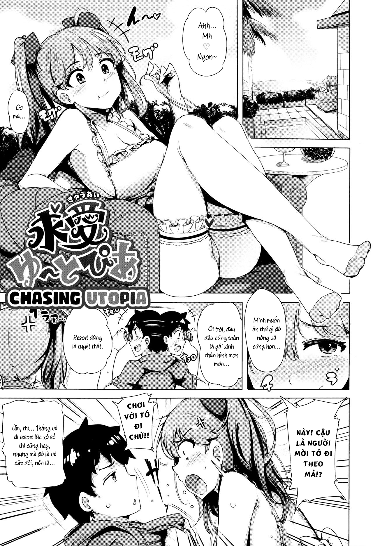 Đọc truyện hentai Kyuuai Utopia - Oneshot