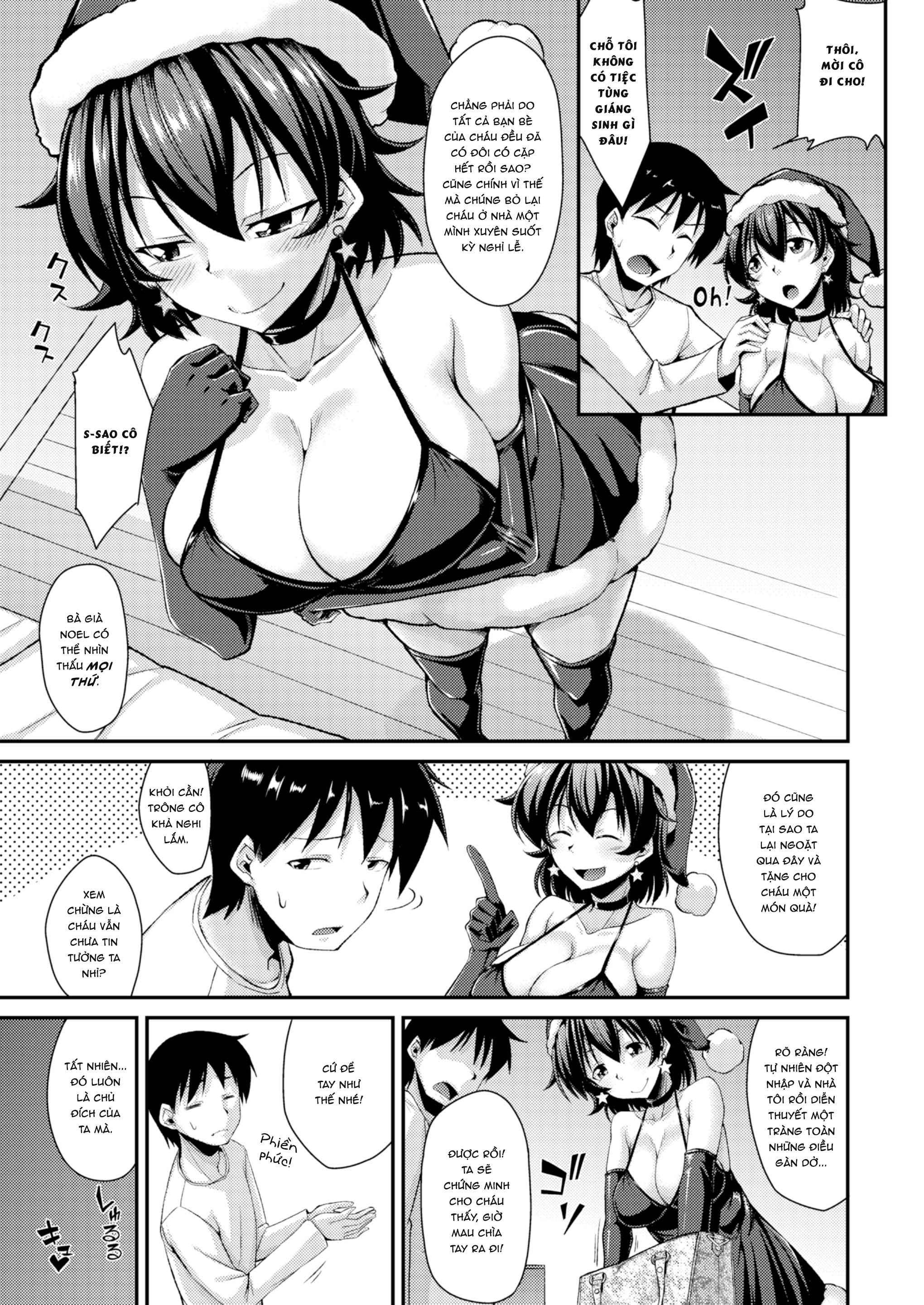Đọc truyện hentai Bà già Noel trèo cửa sổ - Oneshot