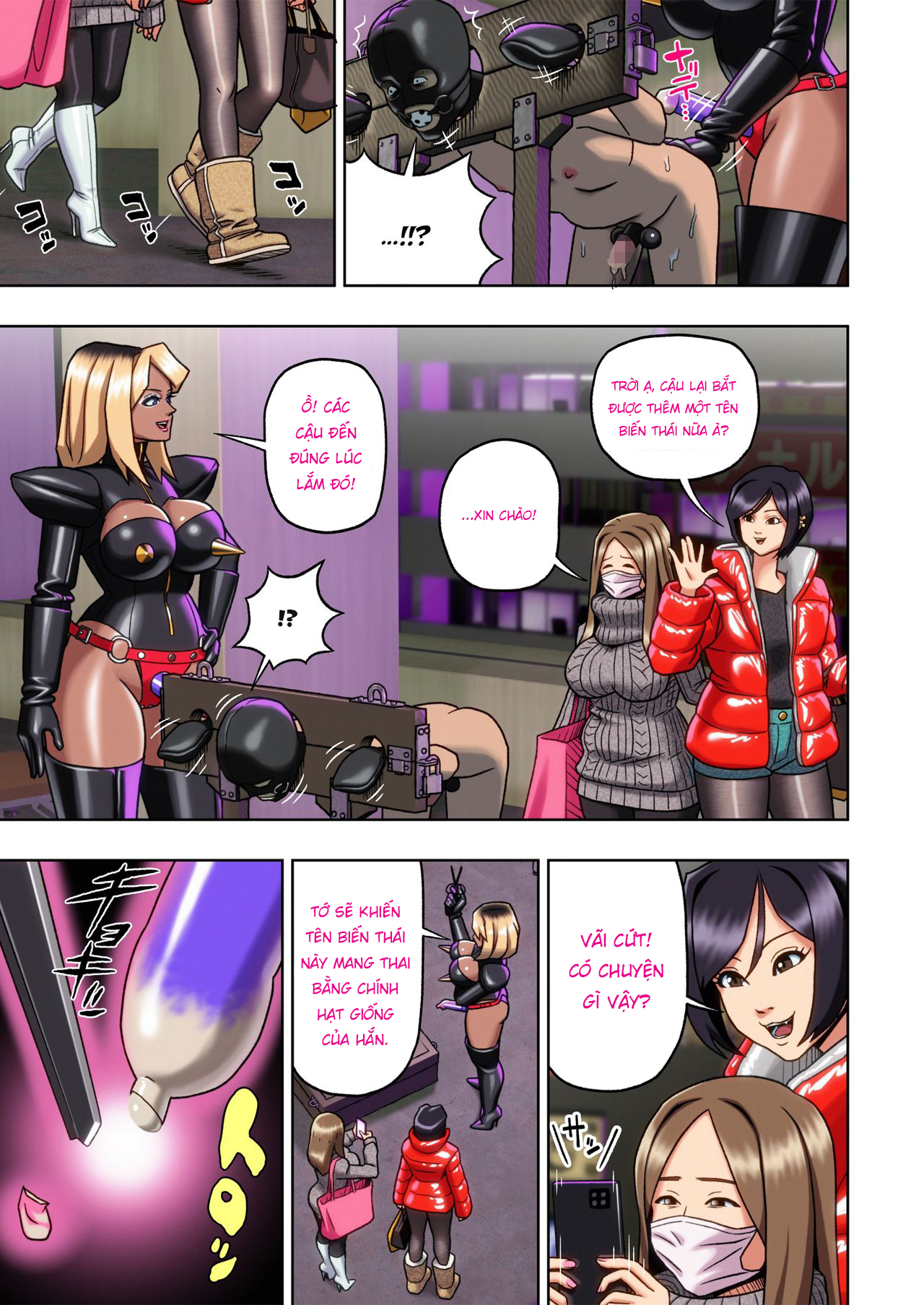Đọc truyện hentai Black Gyaru Bondage Oneshot