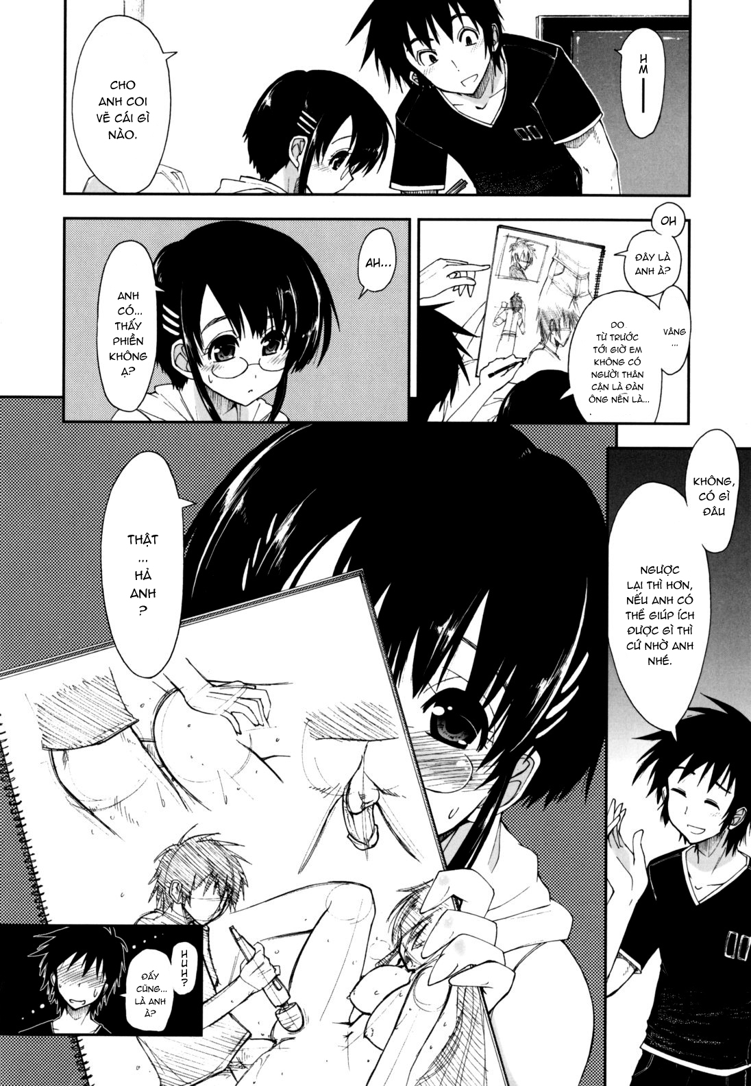 Đọc truyện hentai Sống chung cùng 3 chị em [Không Che] - Chap 3