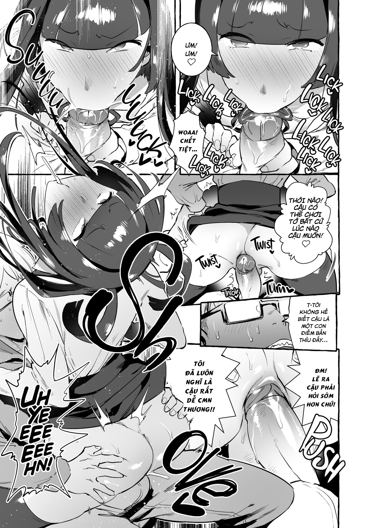 Đọc truyện hentai YariCir no Boku VS Gal Oneshot