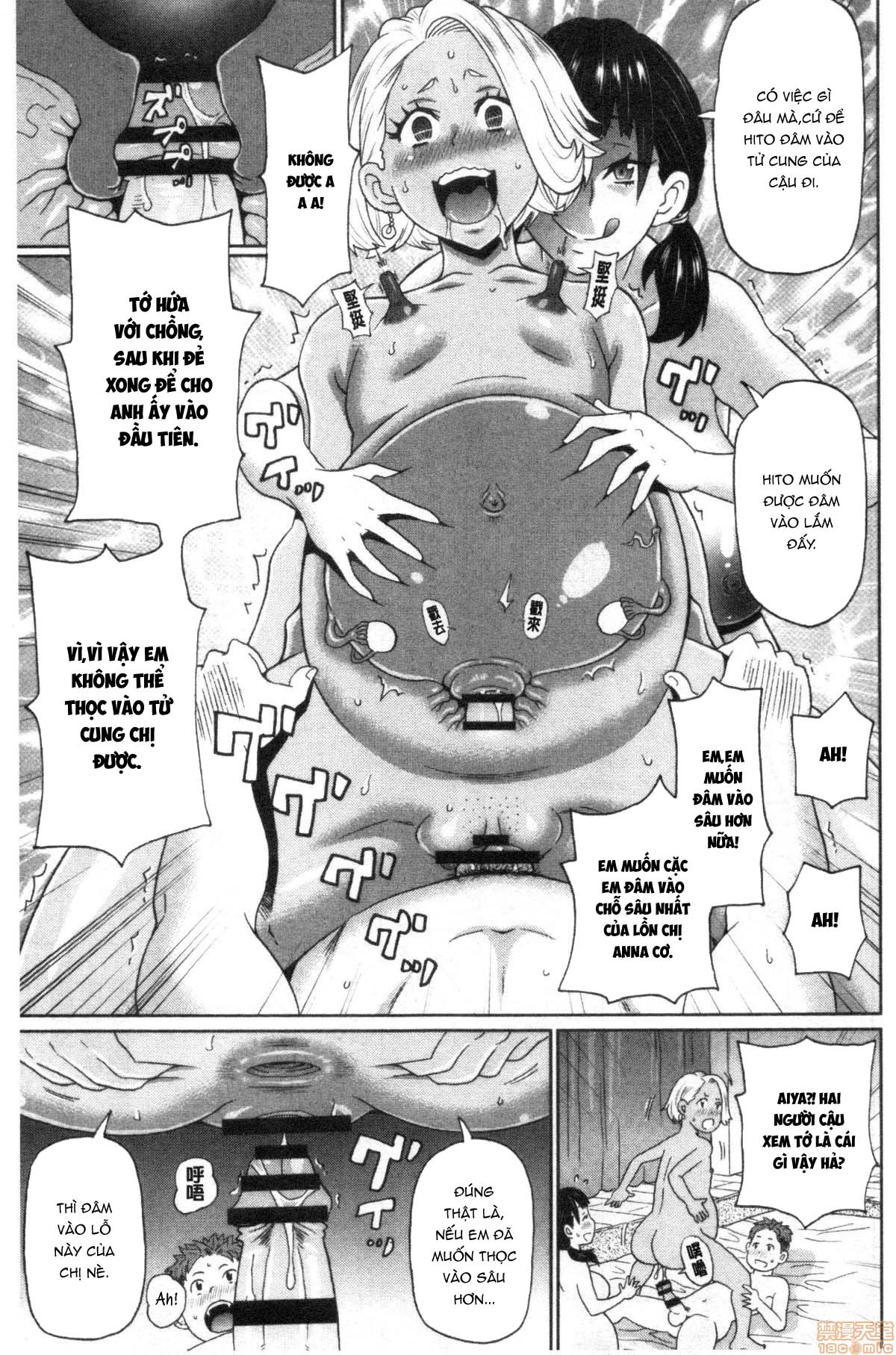 Đọc truyện hentai Những bà bầu tham lam - Oneshot