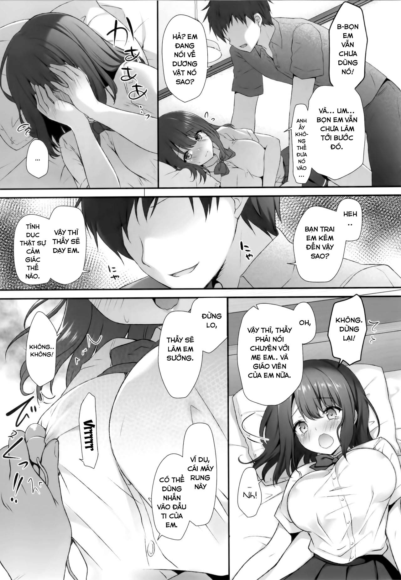 Đọc truyện hentai Sensei đừng mà~ - Oneshot