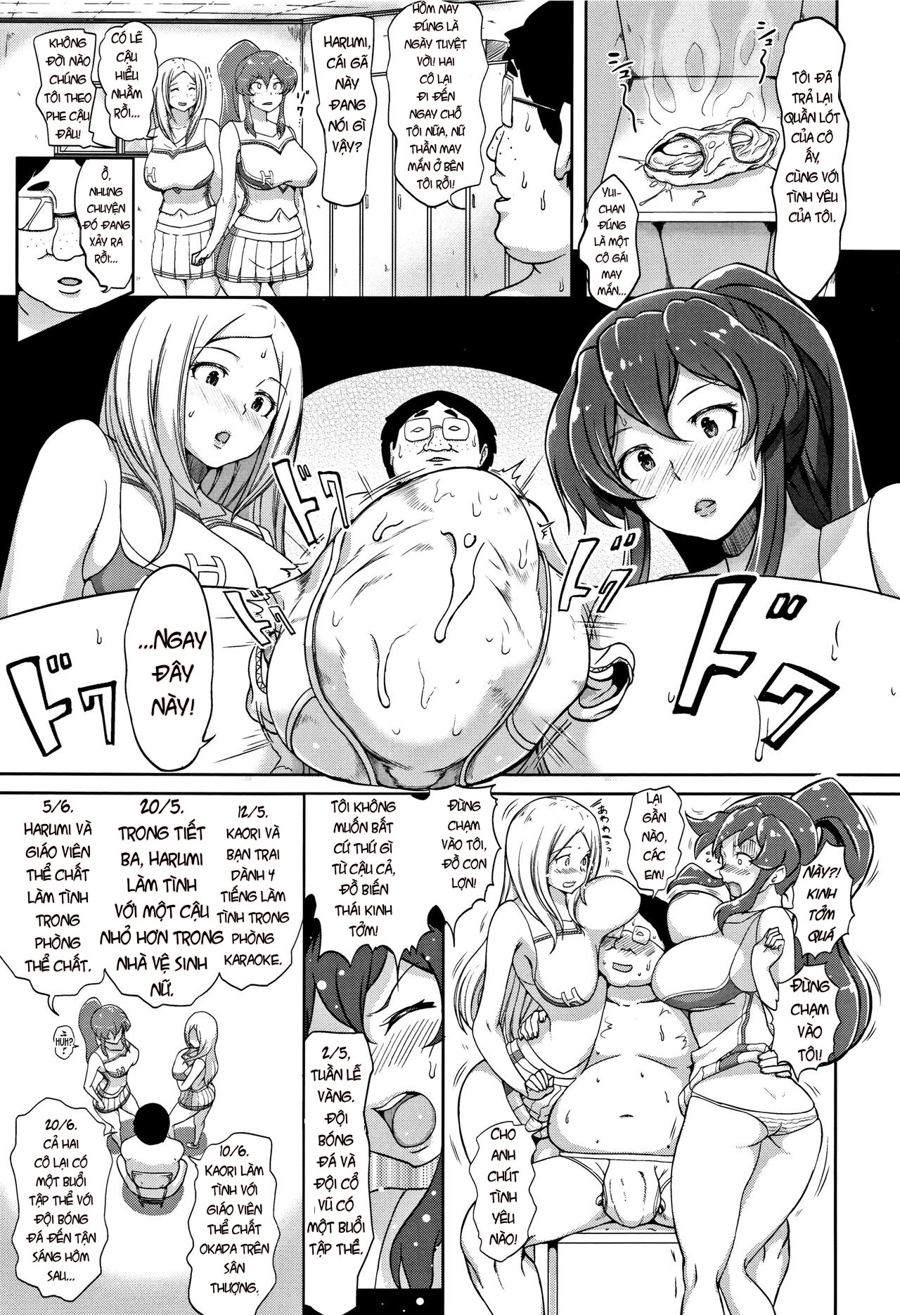 Đọc truyện hentai Inshuu Cheer Girl - Oneshot