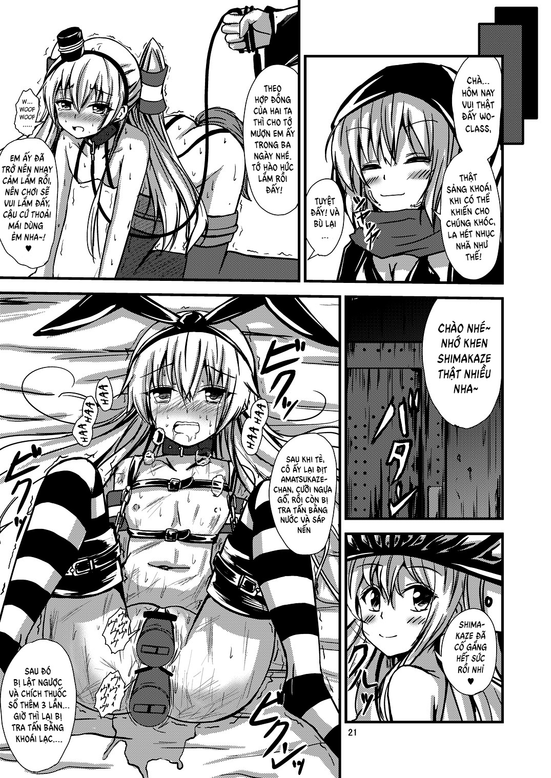 Đọc truyện hentai Kuubo Wo-Kyuu-chan no Shimakaze Yuri Dorei Choukyou~Senkan Re-Kyuu no Shucchou SM Choukyou Hen~ Oneshot