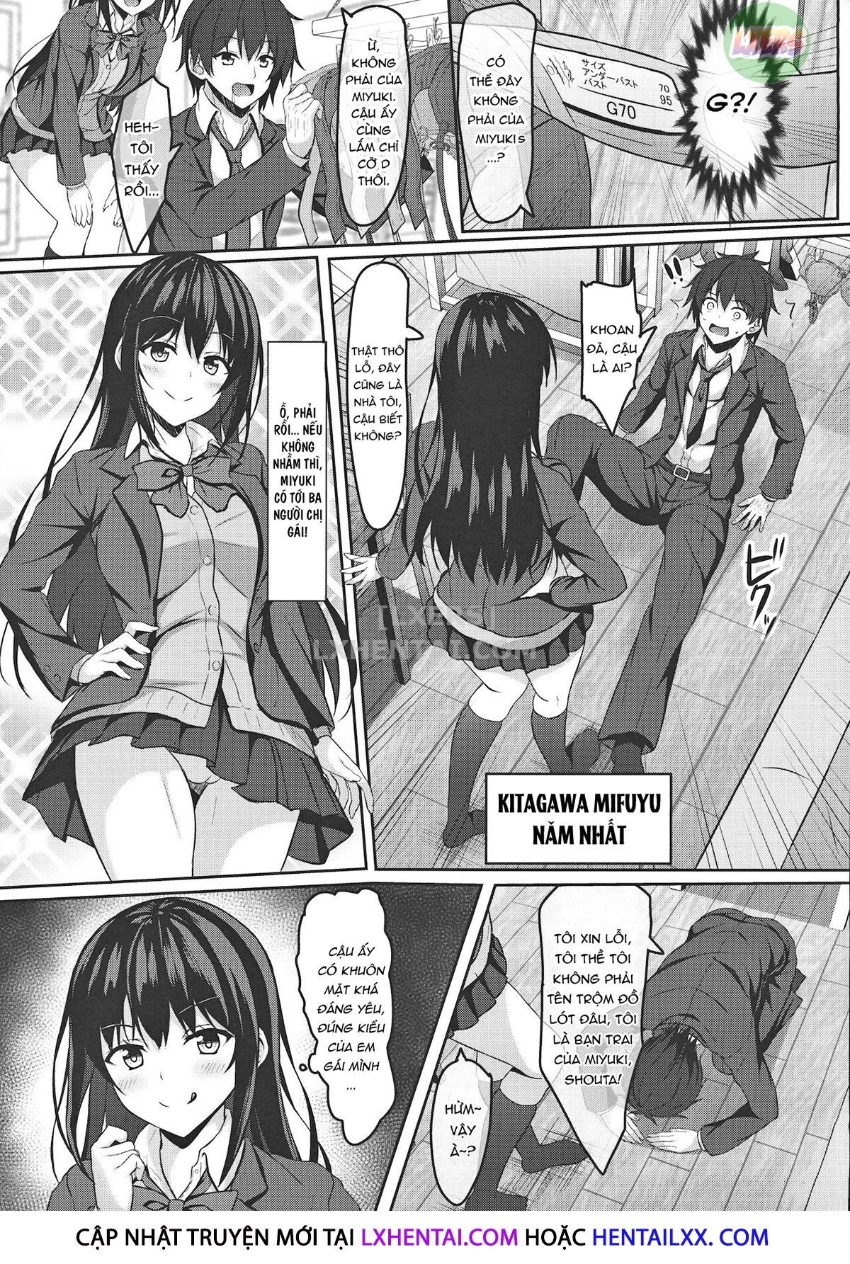 Đọc truyện hentai Chuugaku 1-Nen No Boku To Koibito No Jk No Onee-Chan - Oneshot