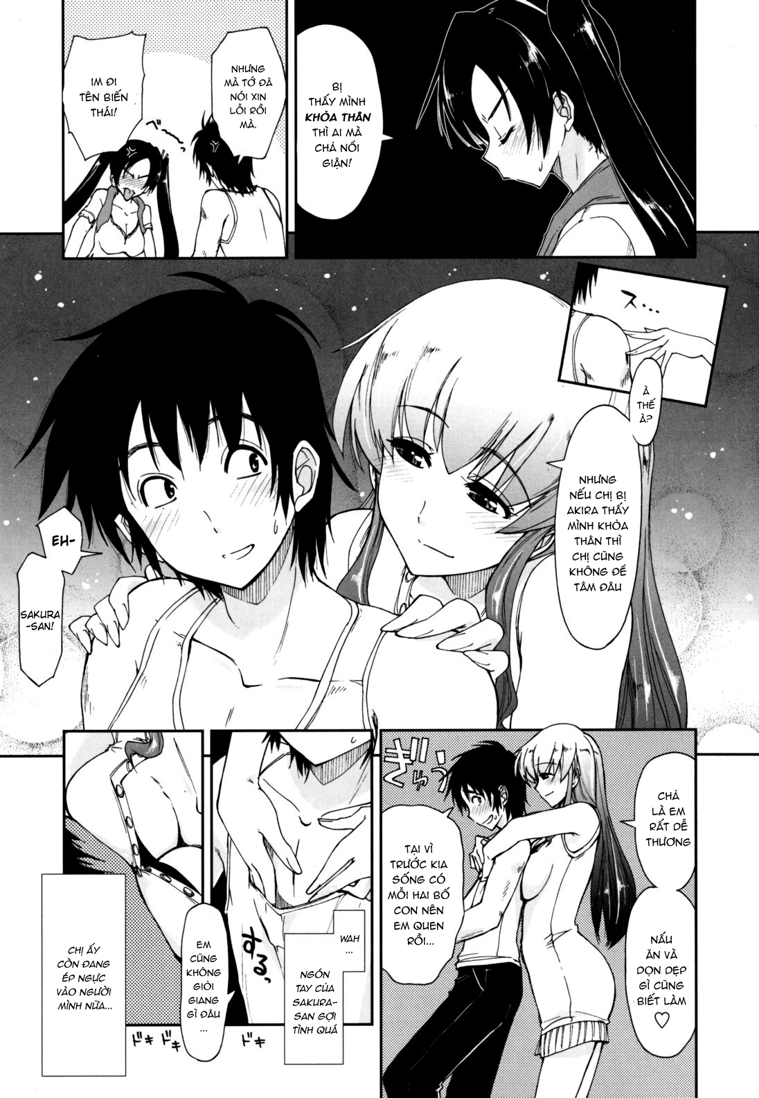 Đọc truyện hentai Sống chung cùng 3 chị em [Không Che] Chap 1