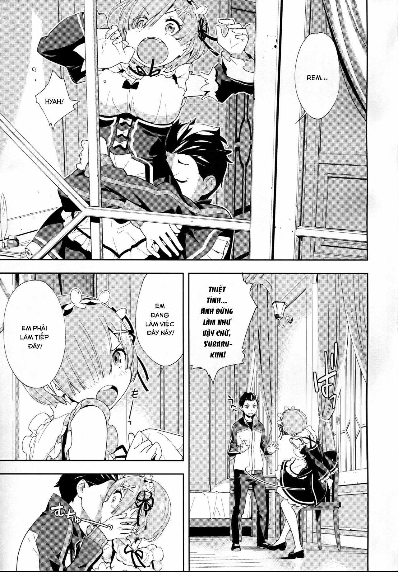 Đọc truyện hentai CHOICE 2 (Re: Zero kara Hajimeru Isekai Seikatsu) - Oneshot