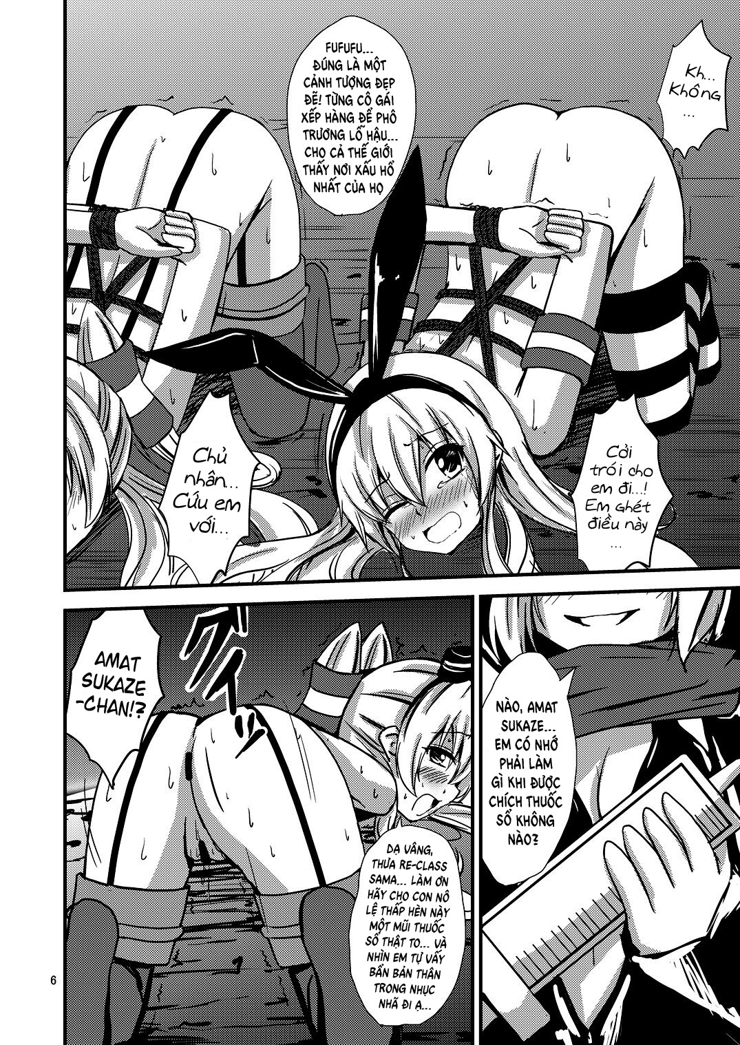 Đọc truyện hentai Kuubo Wo-Kyuu-chan no Shimakaze Yuri Dorei Choukyou~Senkan Re-Kyuu no Shucchou SM Choukyou Hen~ Oneshot