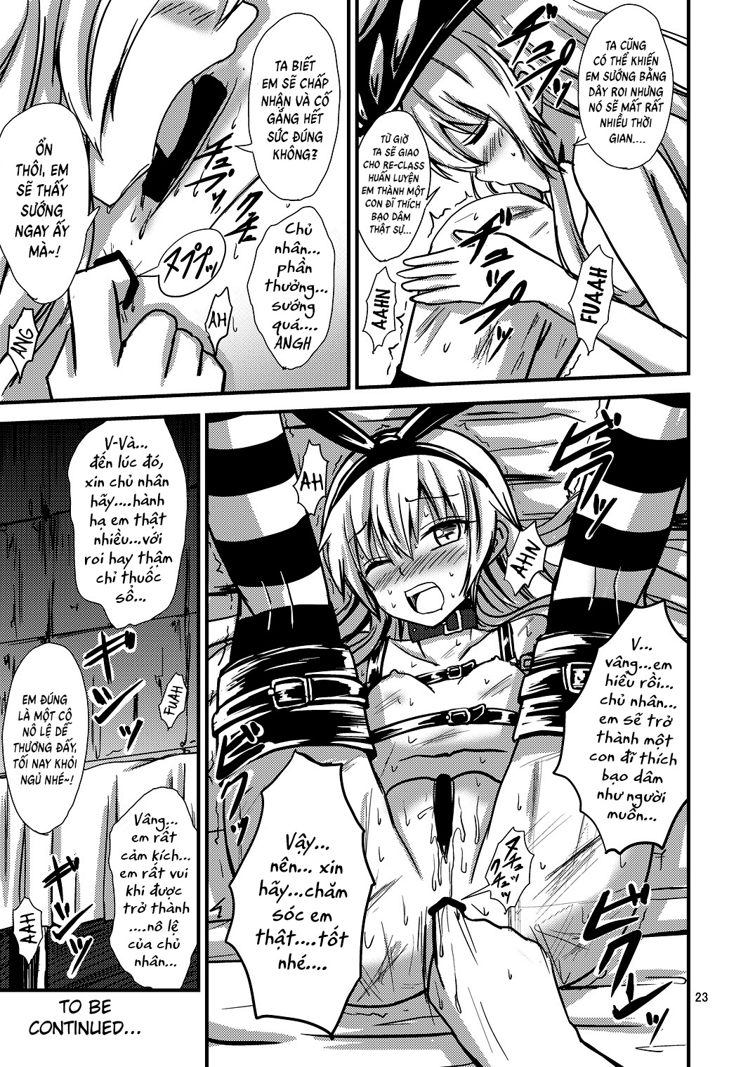 Đọc truyện hentai Kuubo Wo-Kyuu-chan no Shimakaze Yuri Dorei Choukyou~Senkan Re-Kyuu no Shucchou SM Choukyou Hen~ Oneshot