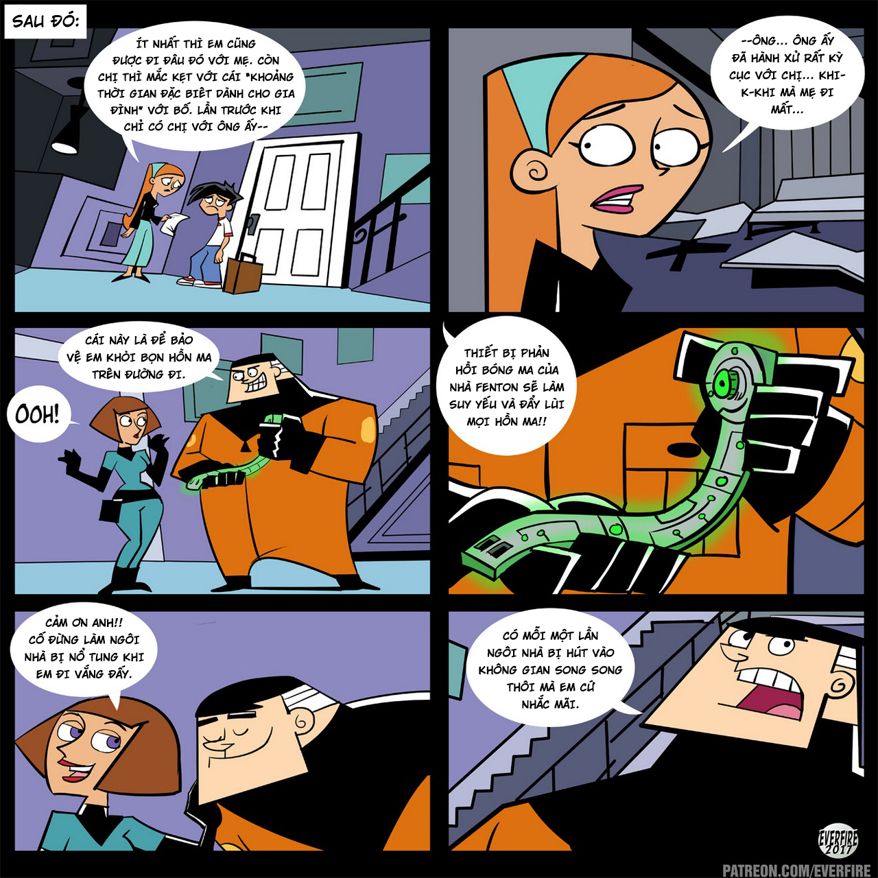Đọc truyện hentai Tình cảm gia đình (Danny Phantom) - Oneshot