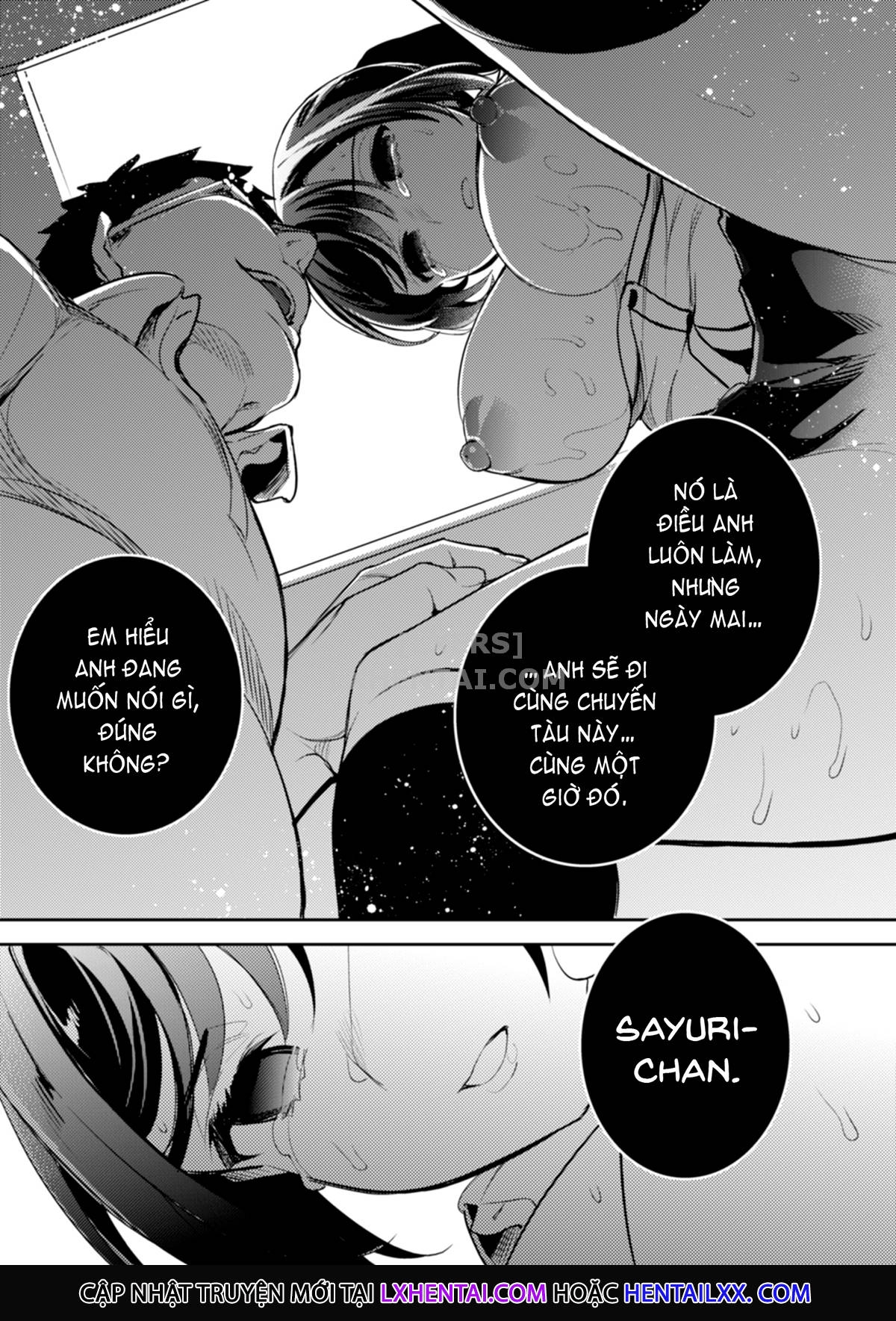 Đọc truyện hentai Sayuri Kareshi to Hatsu H Mokuzen ni Chikan ni NTR-reta Shoujo Chap 2 A Girl Who Got Fucked In The Train Station Bathroom