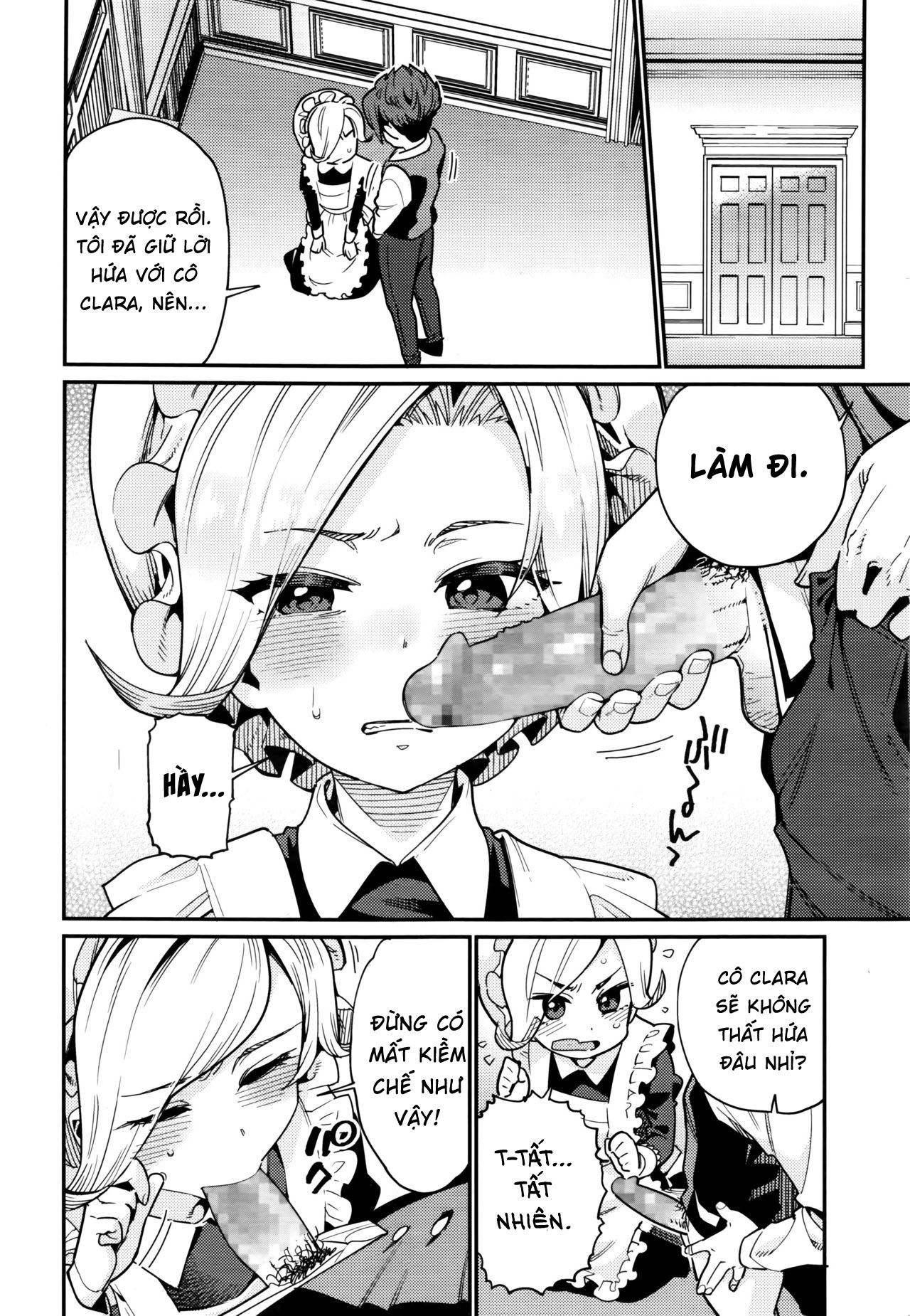 Đọc truyện hentai Truyện tình cậu chủ nhỏ và cô hầu gái - Oneshot nứng
