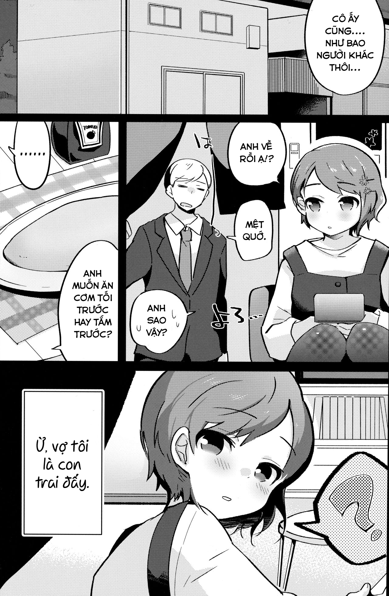 Đọc truyện hentai Ore no Yome wa Kawaii Otokonoko - Oneshot