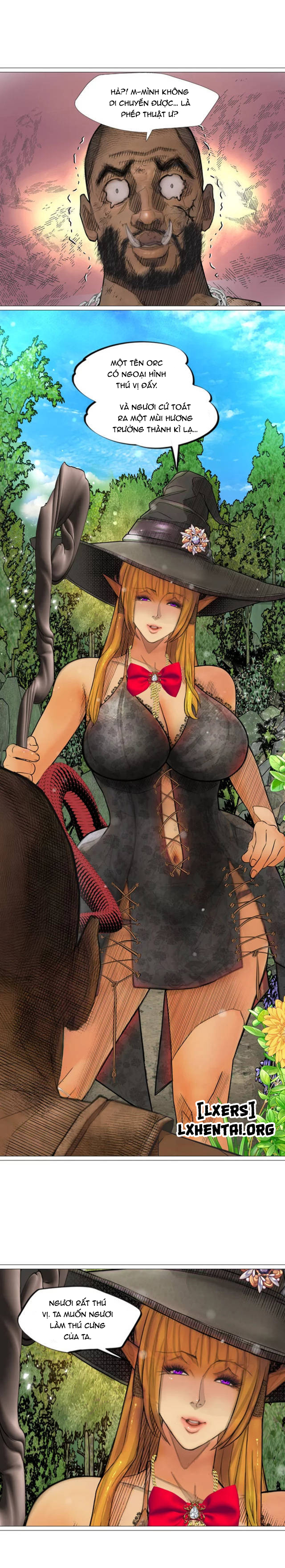 Đọc truyện hentai Nữ Hoàng Dark Elf Và Nô Lệ Orc - Chap 18