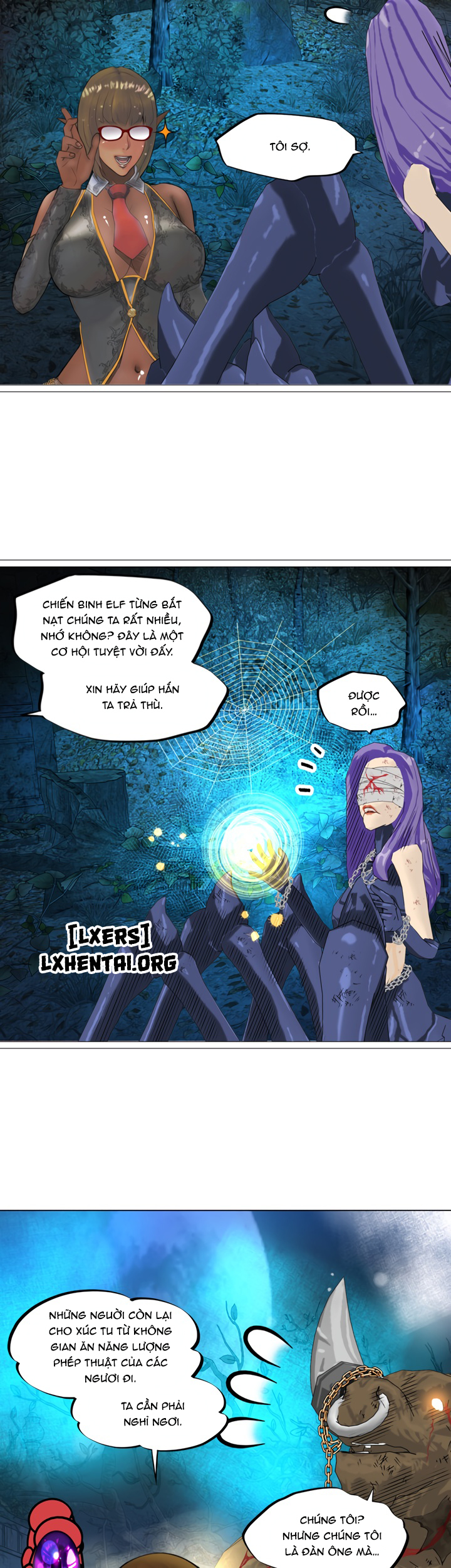 Đọc truyện hentai Nữ Hoàng Dark Elf Và Nô Lệ Orc - Chap 21