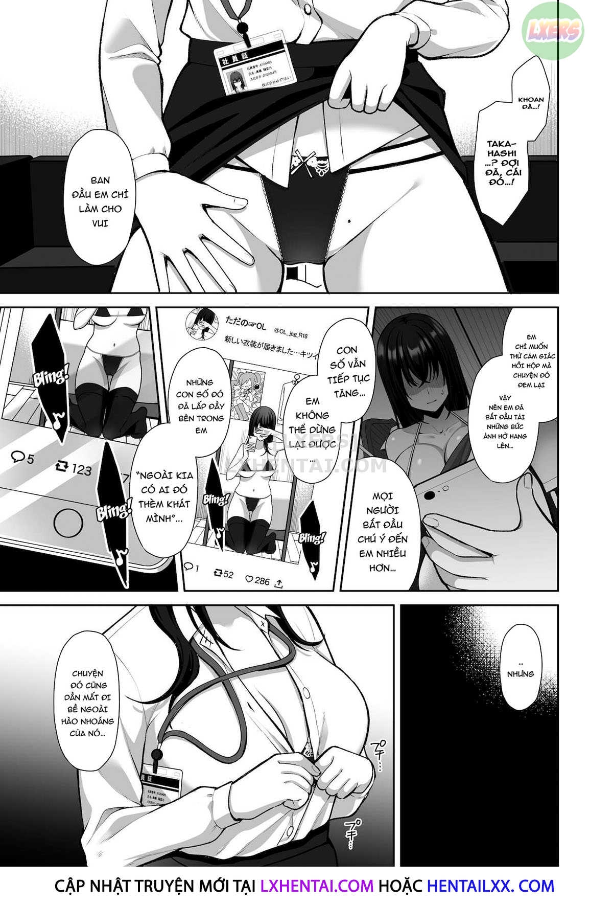 Đọc truyện hentai An Office Lady's Behind The Scenes Masochistic Onahole Training - Chap 1