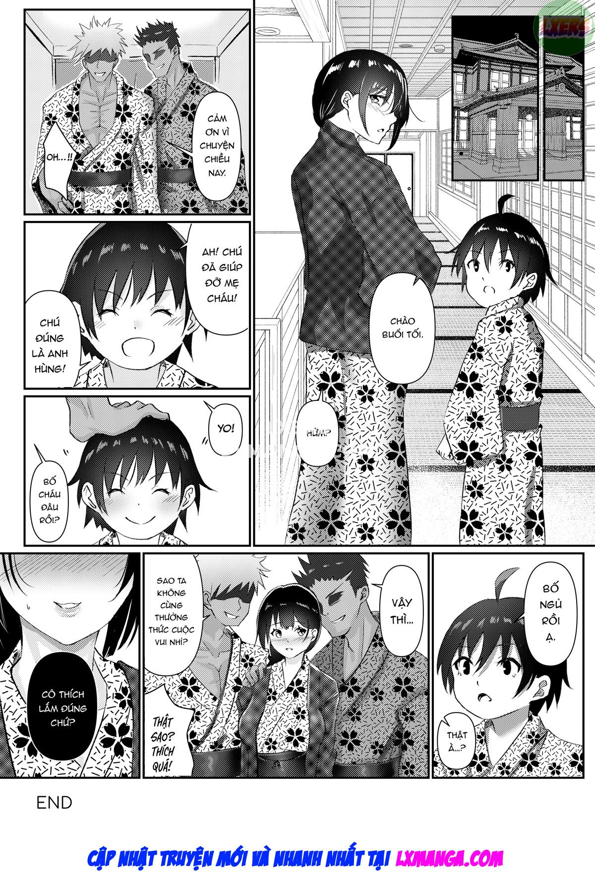 Đọc truyện hentai Hitozuma NTR Kazoku Ryokou - Oneshot
