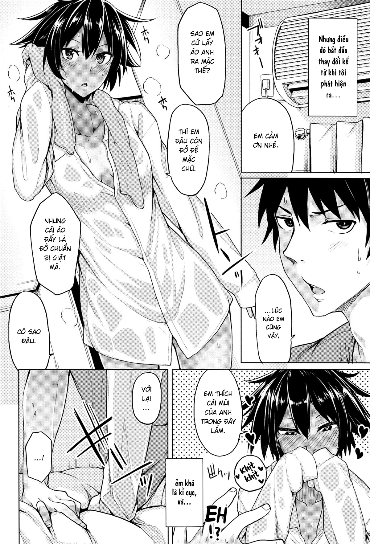 Đọc truyện hentai Những ngày oi bức - Oneshot