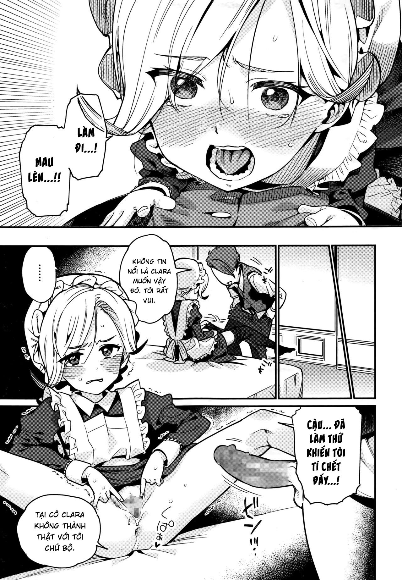 Đọc truyện hentai Truyện tình cậu chủ nhỏ và cô hầu gái - Oneshot nứng