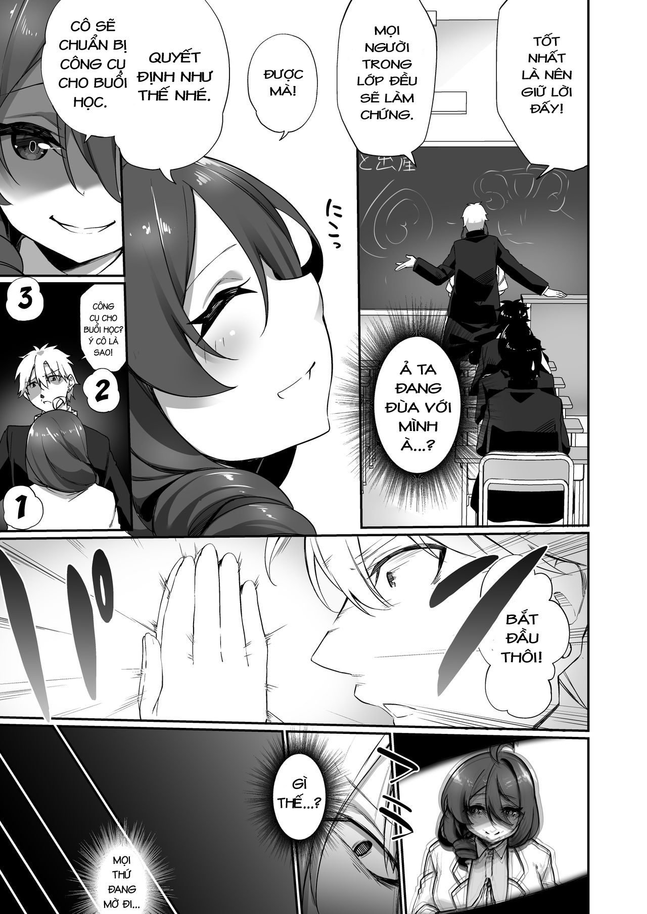 Đọc truyện hentai Ninshin Shussan Taiken Gakushuu no Kyouzai ni Sareta Ore - Oneshot
