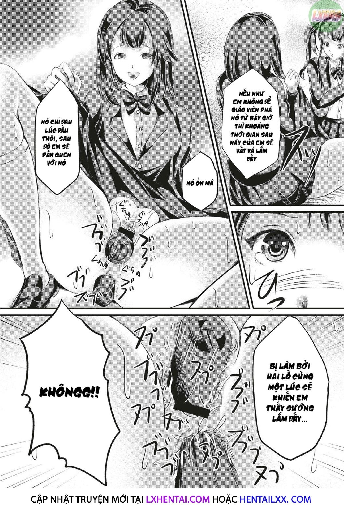 Đọc truyện hentai Kinbaku Seidorei Choukyou Gakuen Chap 2