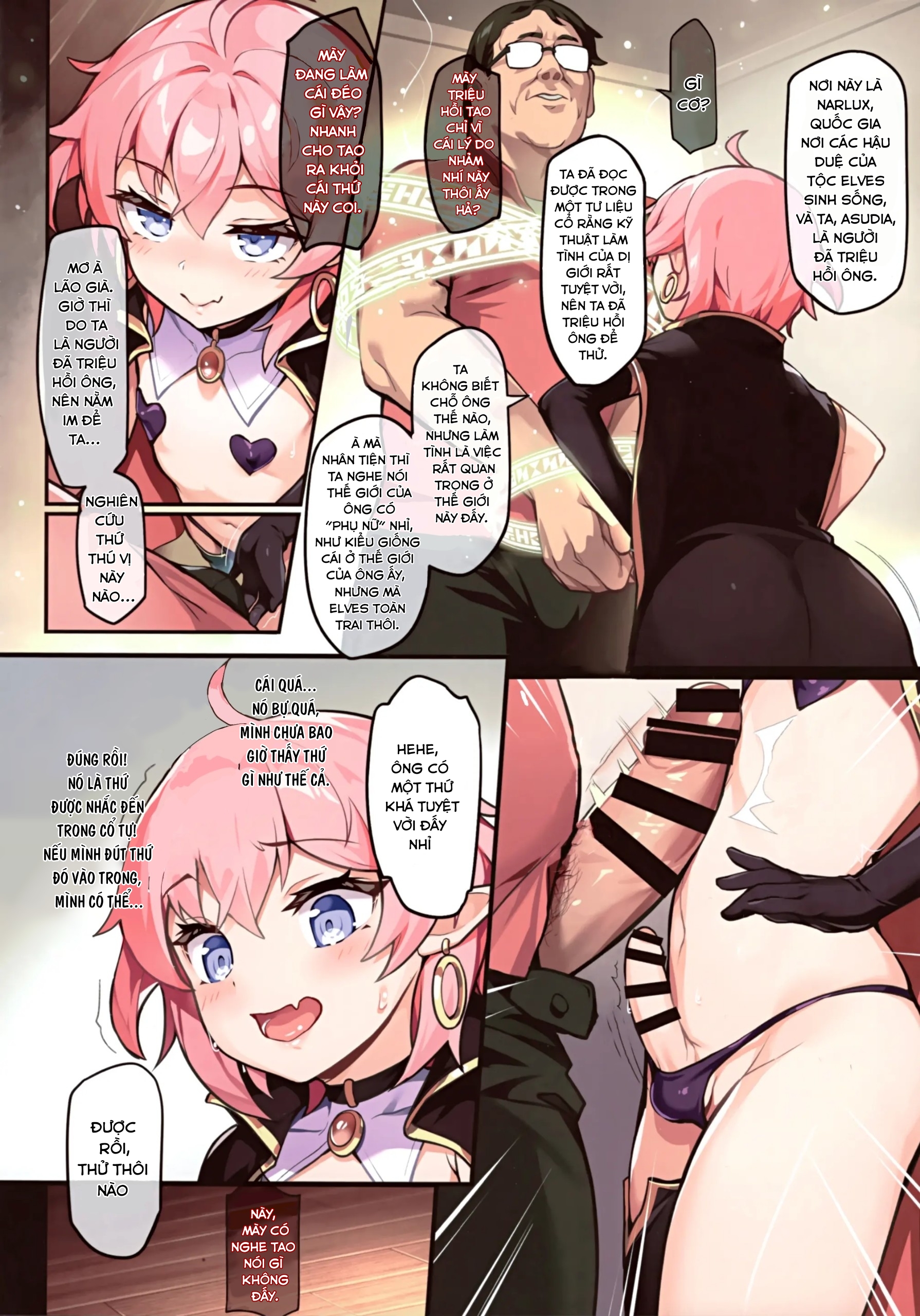 Đọc truyện hentai Lập harem toàn trap ở thế giới khác - Chap 1