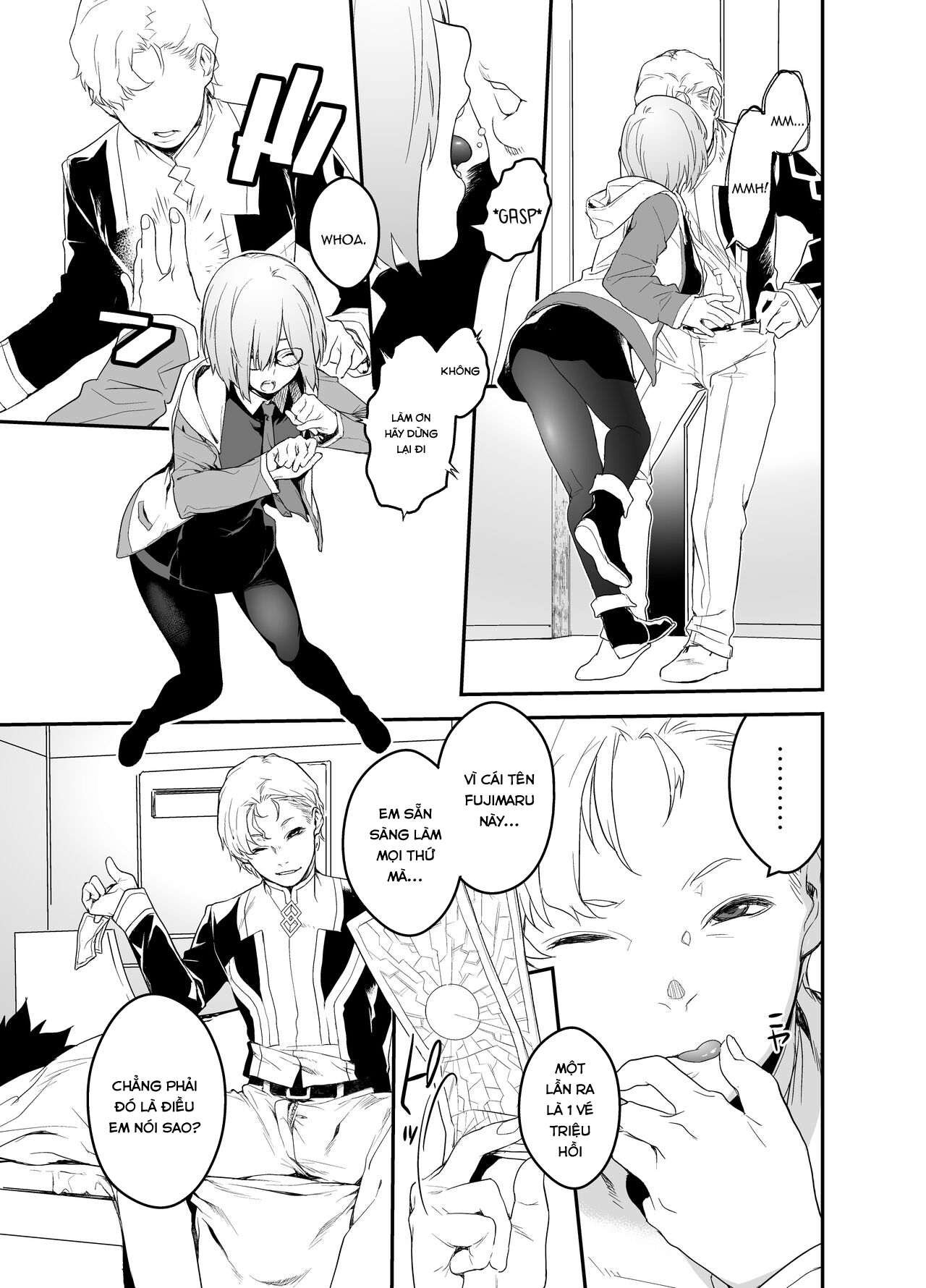 Đọc truyện hentai While Senpai Is Asleep During Maintenance - Oneshot