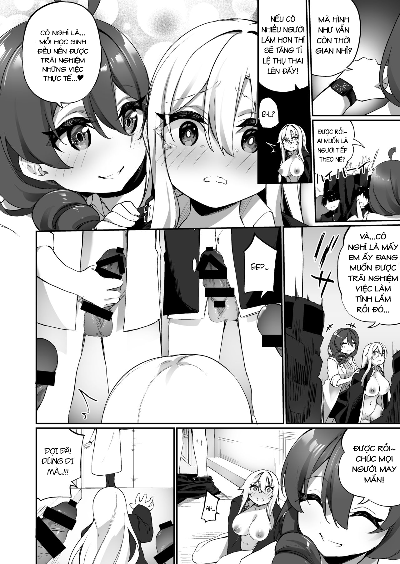 Đọc truyện hentai Ninshin Shussan Taiken Gakushuu no Kyouzai ni Sareta Ore - Oneshot