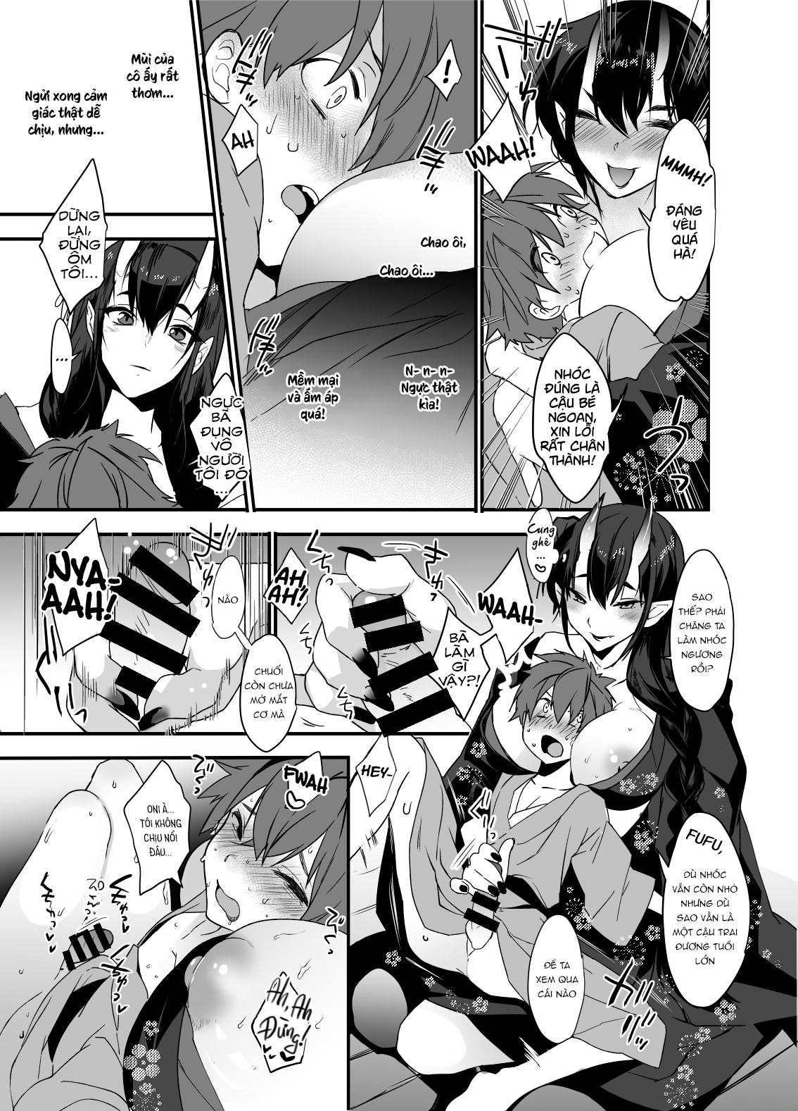 Đọc truyện hentai Bé con và nàng Oni - Hãy like nào!