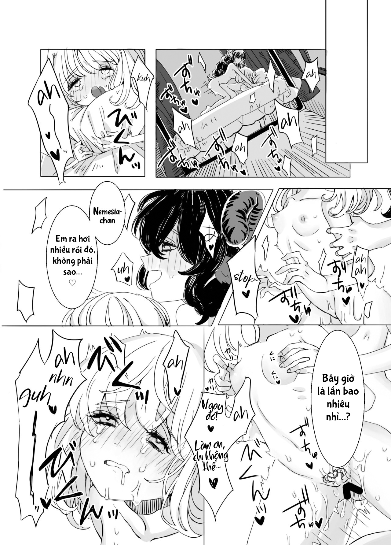 Đọc truyện hentai Futanari Onee-san to Onnanoko ga 1&2 - Story 1