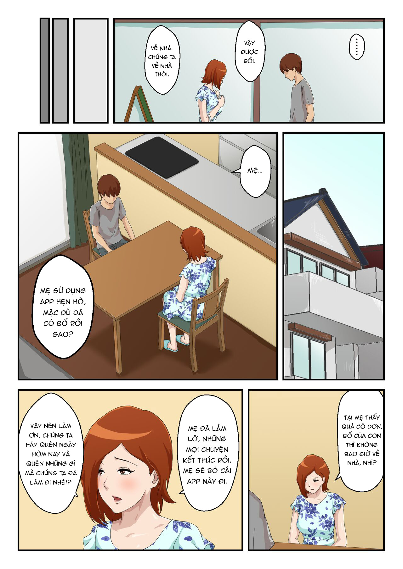 Đọc truyện hentai Bắt gặp mẹ sử dụng cùng app hẹn hò!!! - Chap 1