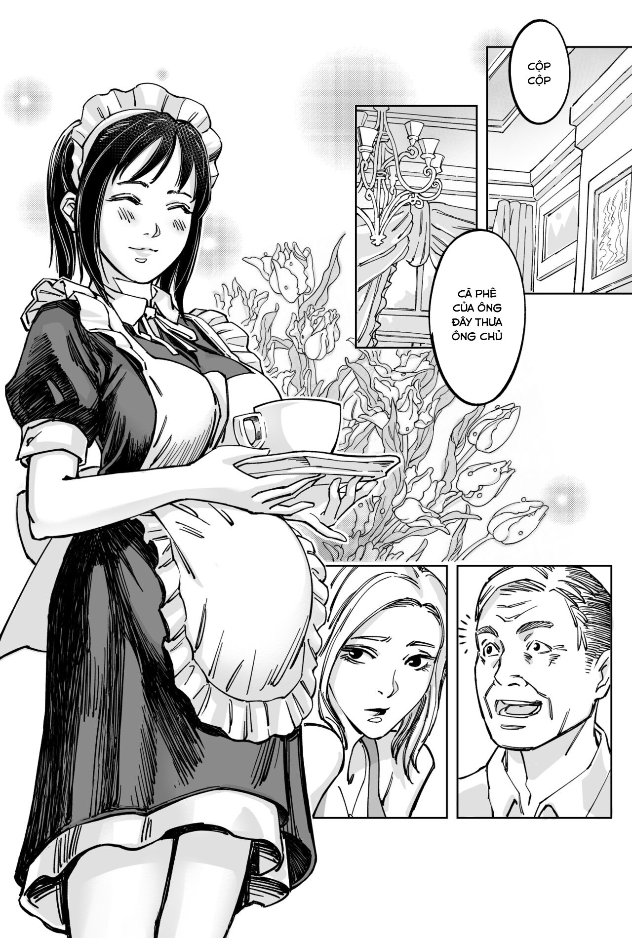 Đọc truyện hentai Gia đình giàu có sống sót - Chap 1