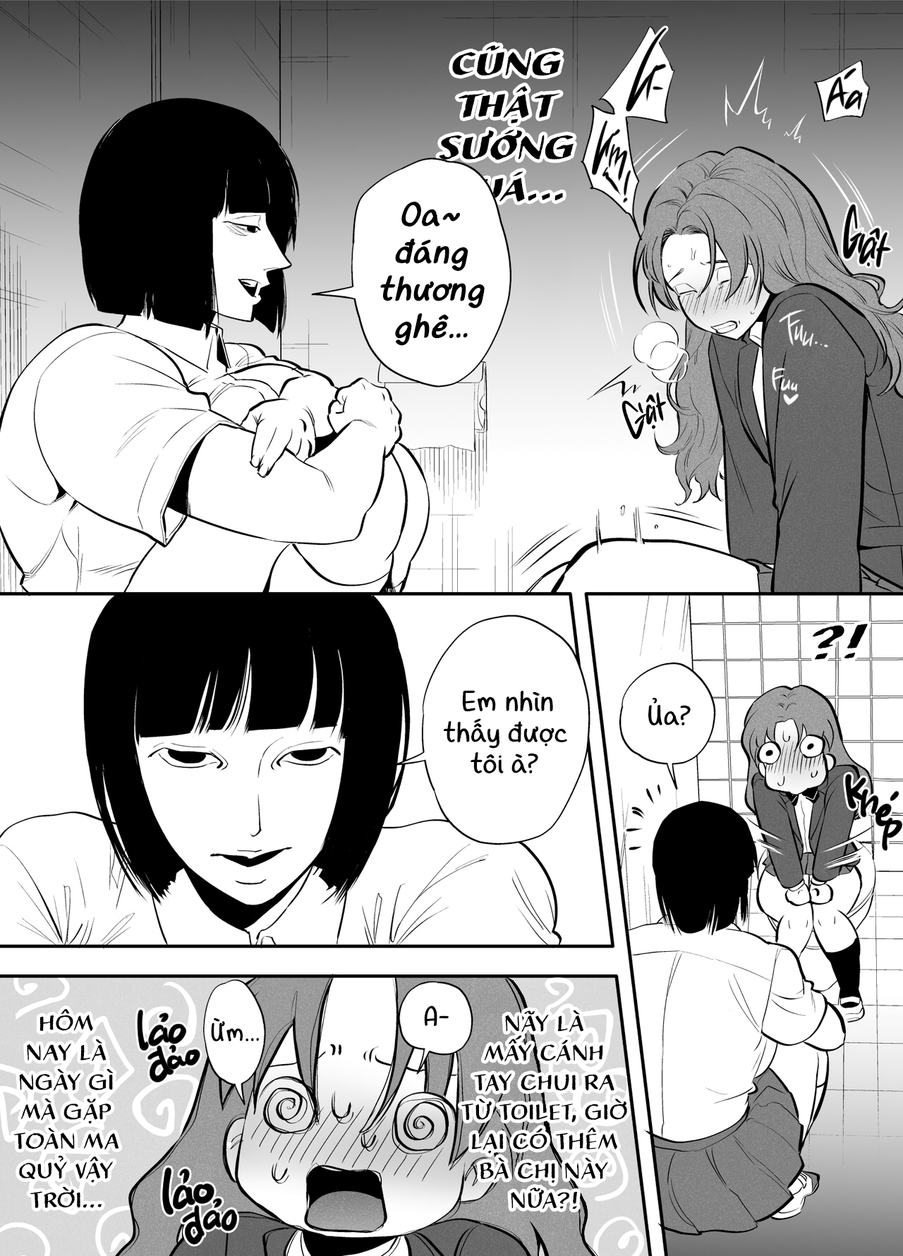 Đọc truyện hentai Mình, WC, và futanari Hanako-san - Sợ wa sợ wa
