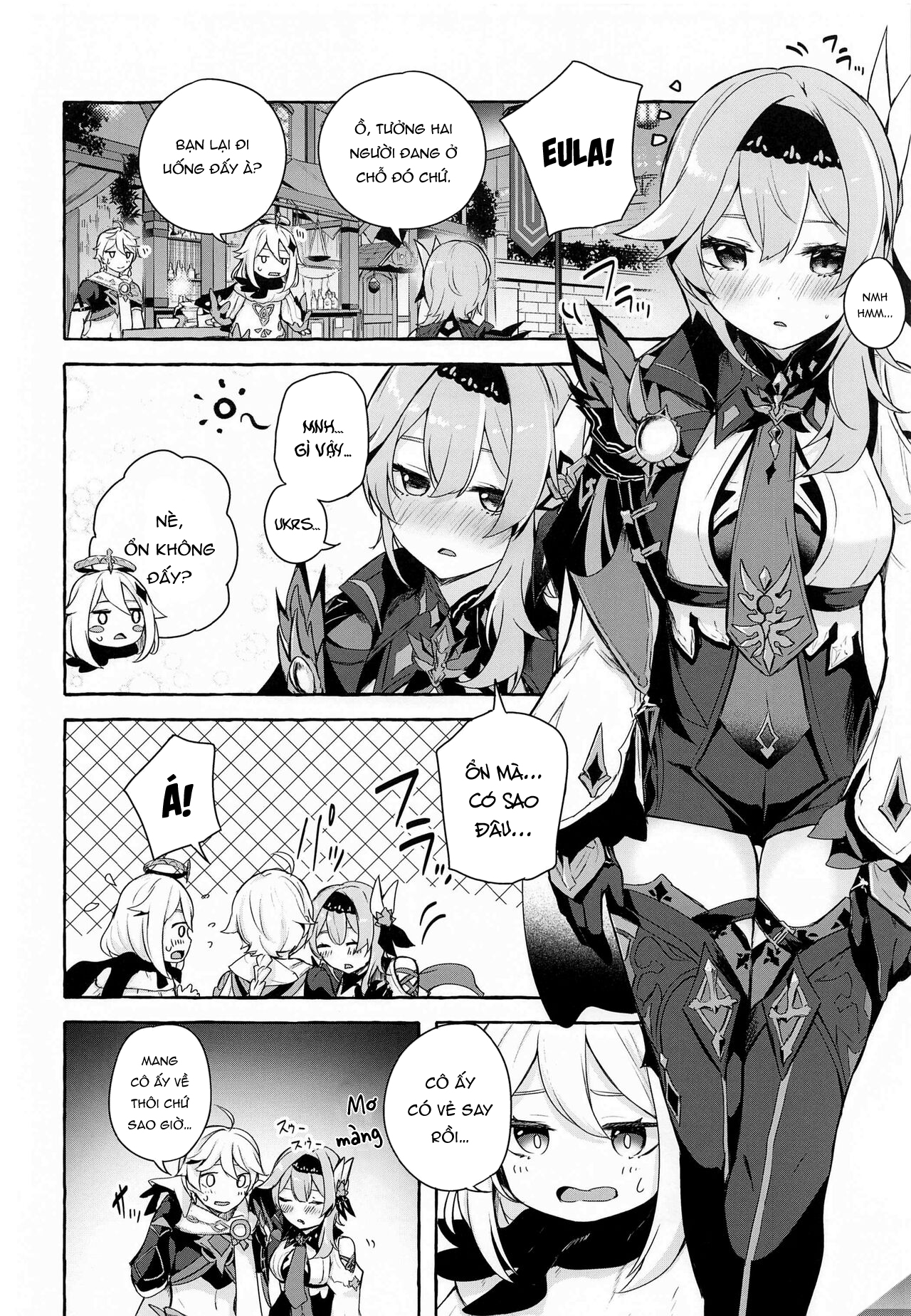 Đọc truyện hentai Phản ứng tan chảy của Eula - Oneshot
