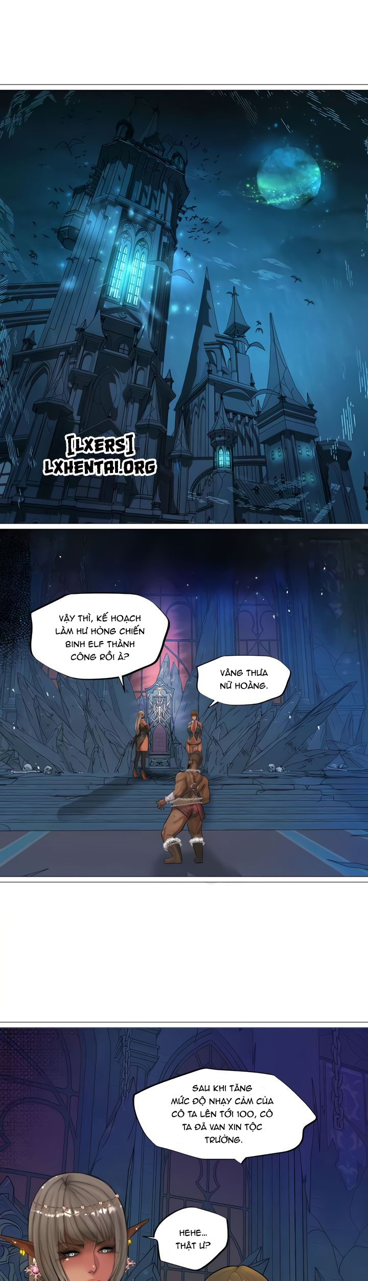 Đọc truyện hentai Nữ Hoàng Dark Elf Và Nô Lệ Orc - Chap 27