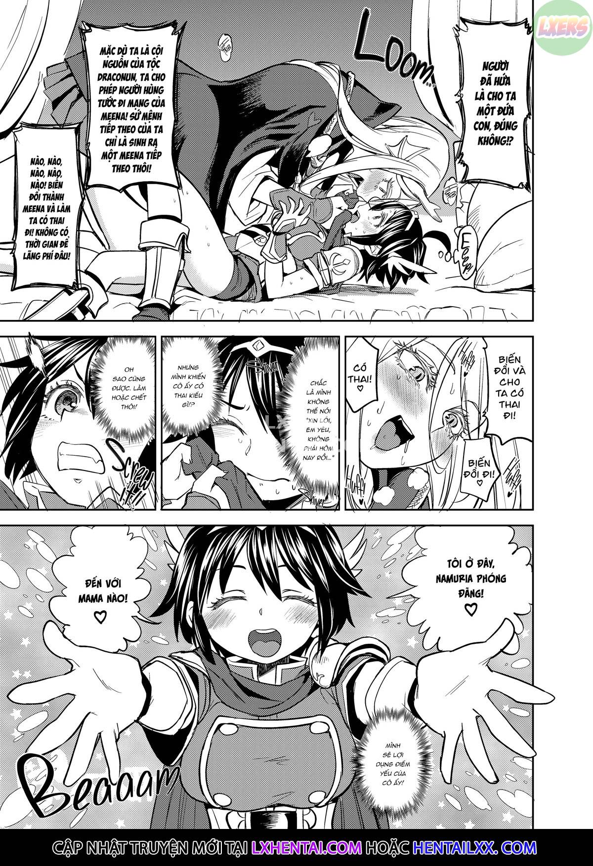 Đọc truyện hentai Tái sinh thành một nữ anh hùng có 5 người vợ quỷ - Chap 2