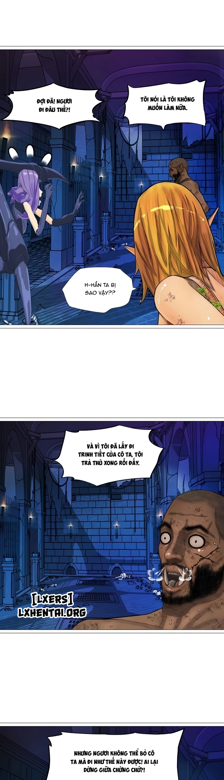 Đọc truyện hentai Nữ Hoàng Dark Elf Và Nô Lệ Orc - Chap 23