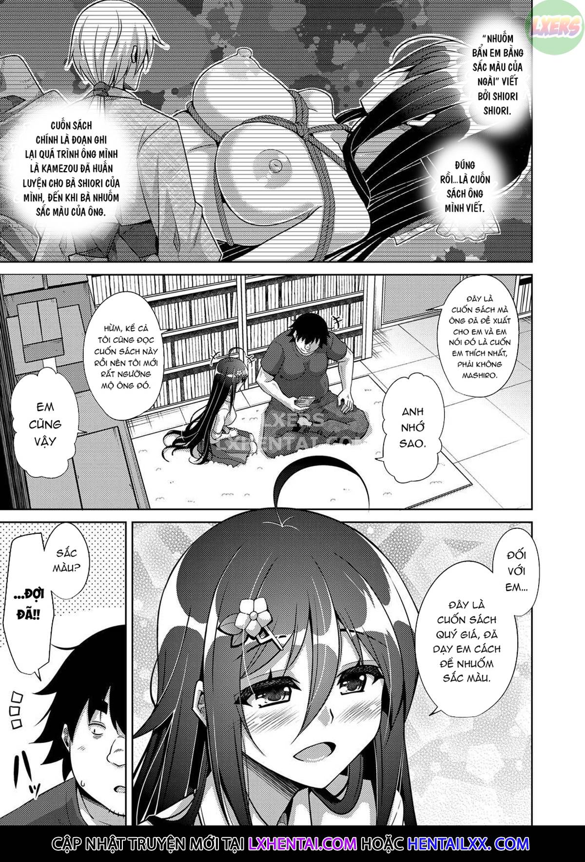 Đọc truyện hentai A Bitch Rose Shrouded In Books Chap 10