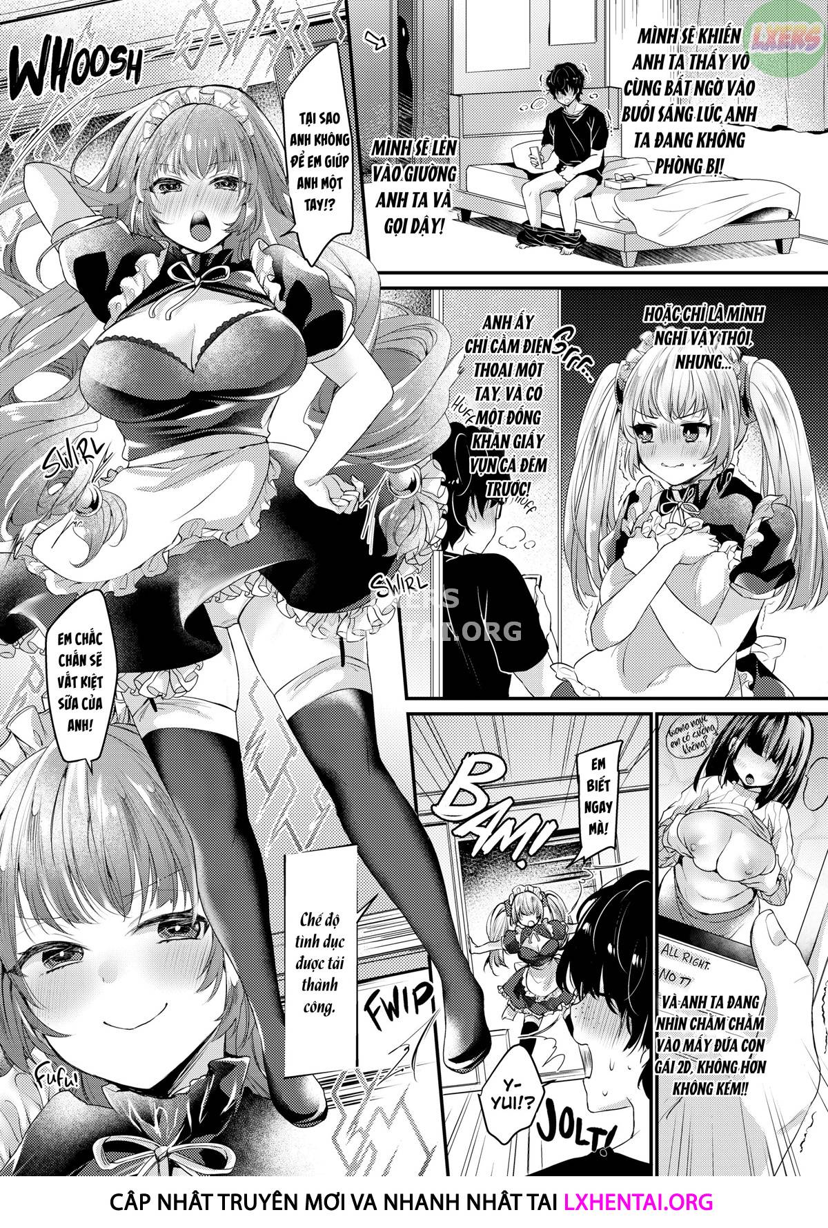 Đọc truyện hentai Ngất ngây ngọt ngào nóng bỏng Chap 2 The Tsundere Little Sister Maid Android Wants Attention