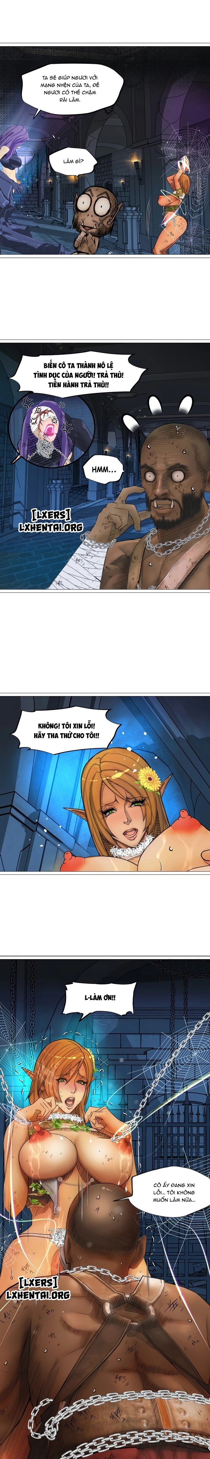 Đọc truyện hentai Nữ Hoàng Dark Elf Và Nô Lệ Orc - Chap 22