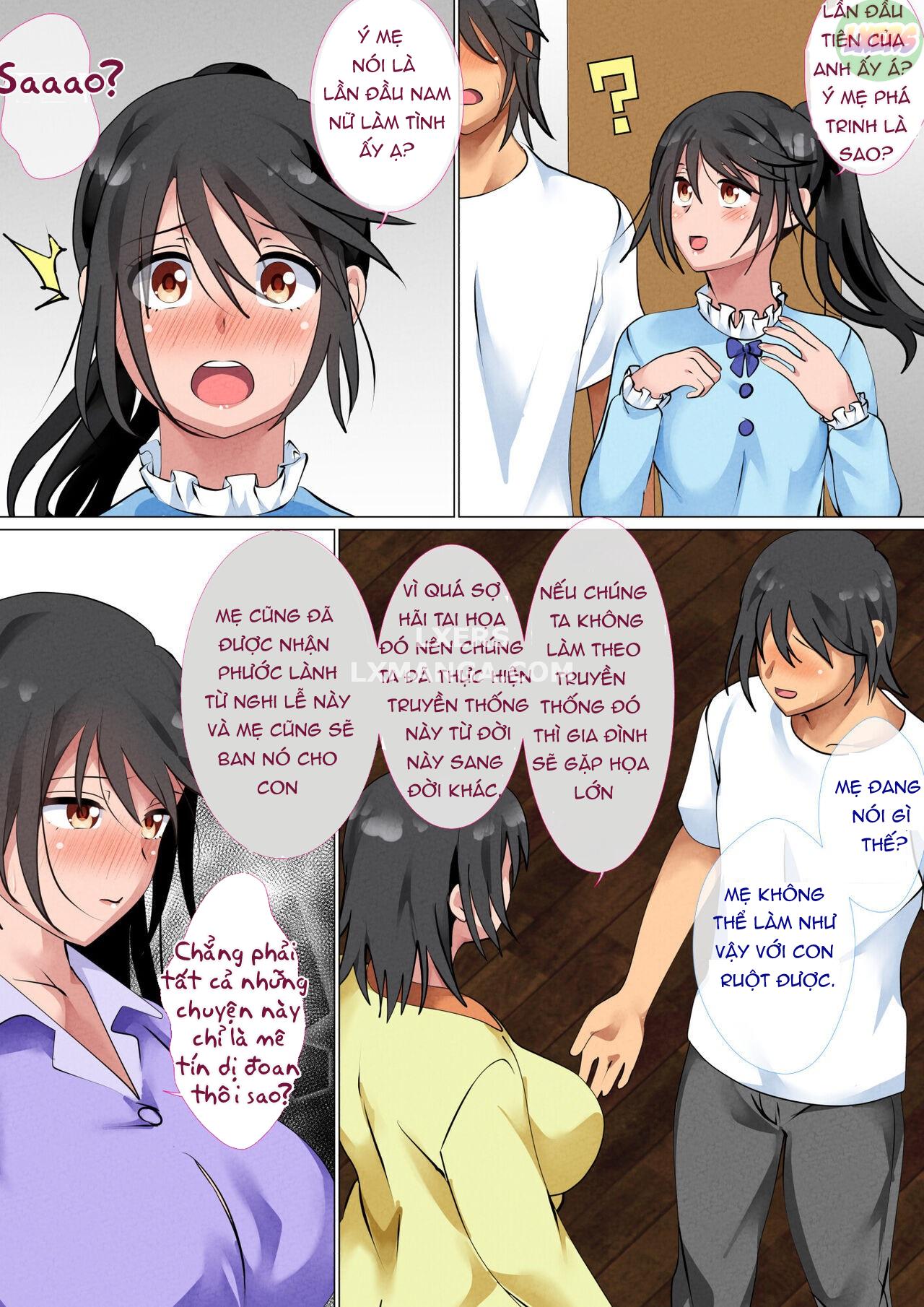Đọc truyện hentai Kazoku De Musuko O Fudeoroshi Suru Narawashi Ga Sonzai Suru Kakei - Oneshot
