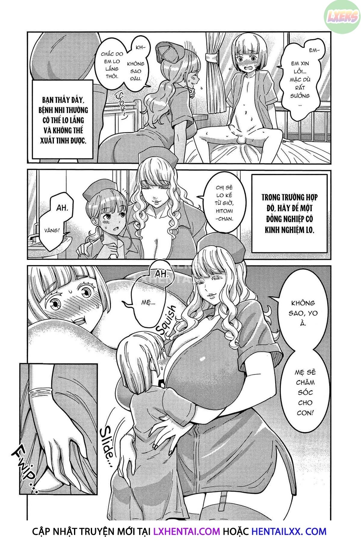 Đọc truyện hentai OneShota Ward 24 Hour Care Harem Hospitalization Life - Chap 7