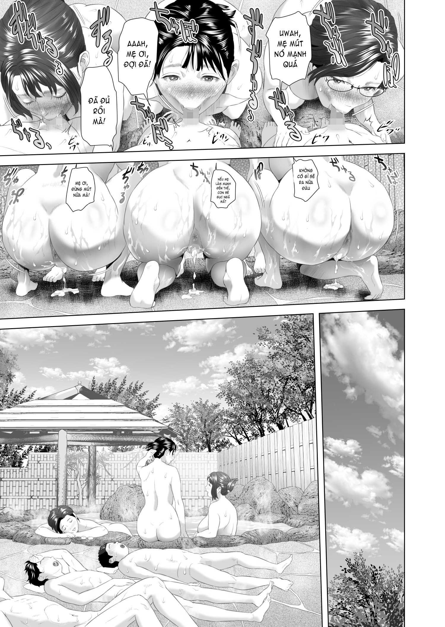 Đọc truyện hentai Neighborhood Seduction Joint Hot Spring Trip - Oneshot