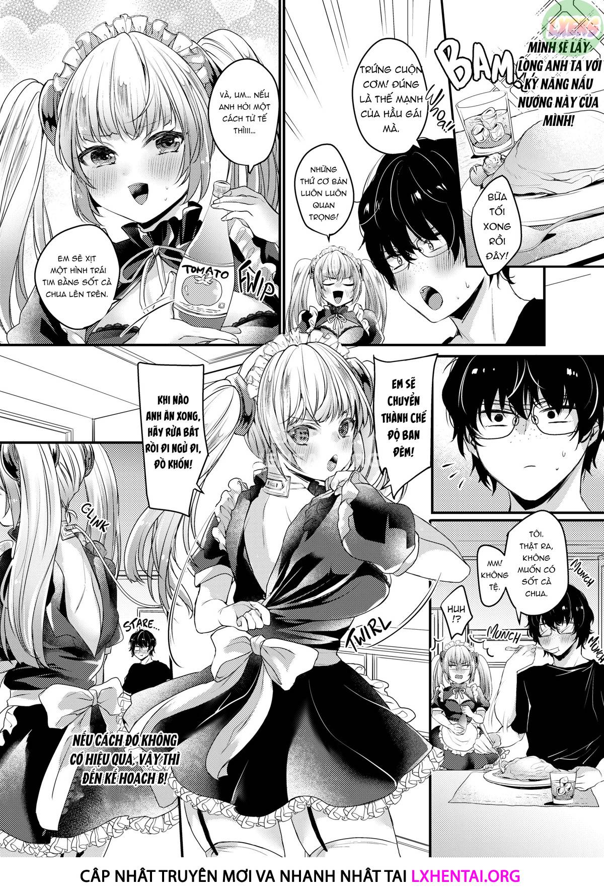 Đọc truyện hentai Ngất ngây ngọt ngào nóng bỏng Chap 2 The Tsundere Little Sister Maid Android Wants Attention