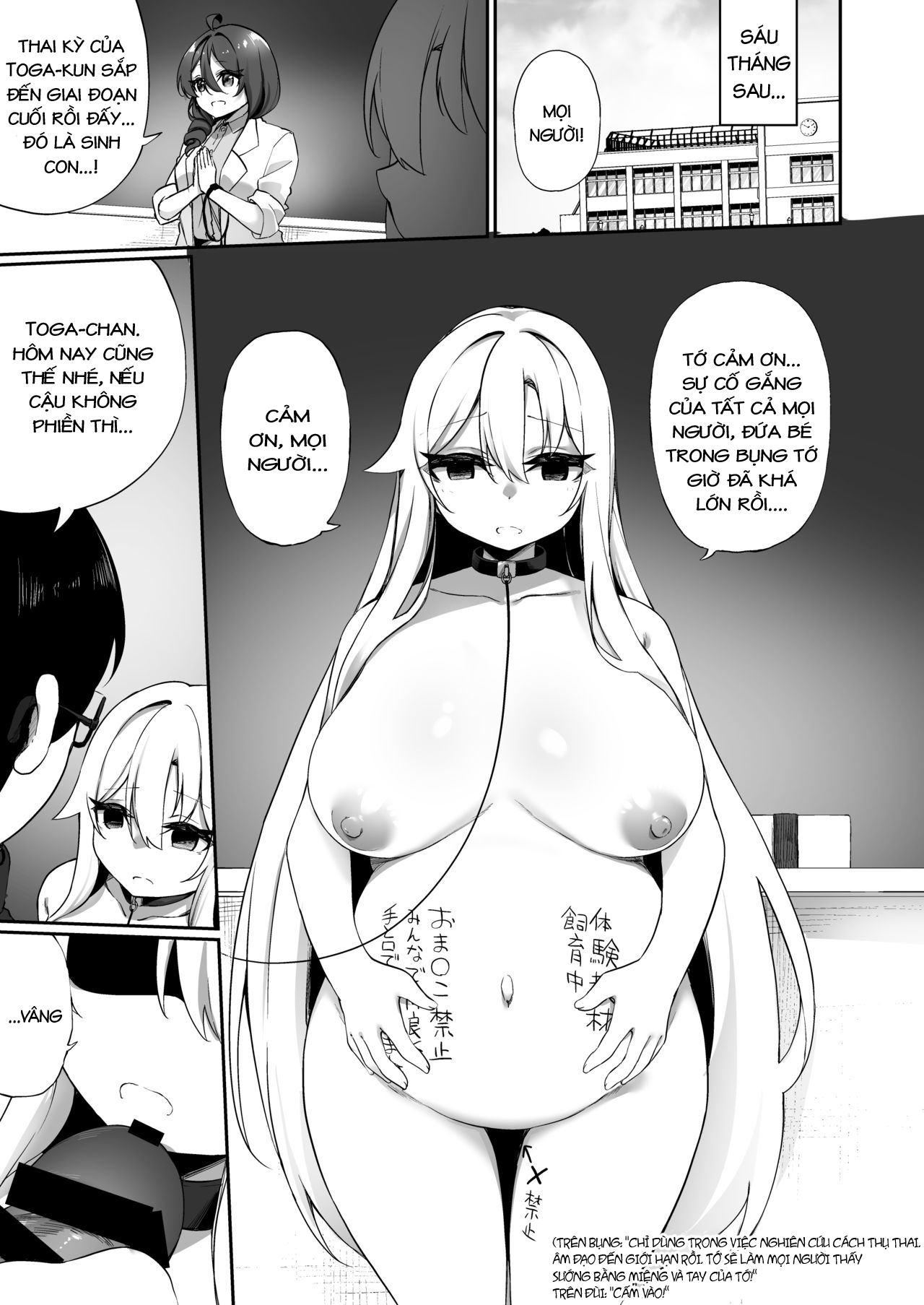 Đọc truyện hentai Ninshin Shussan Taiken Gakushuu no Kyouzai ni Sareta Ore - Oneshot