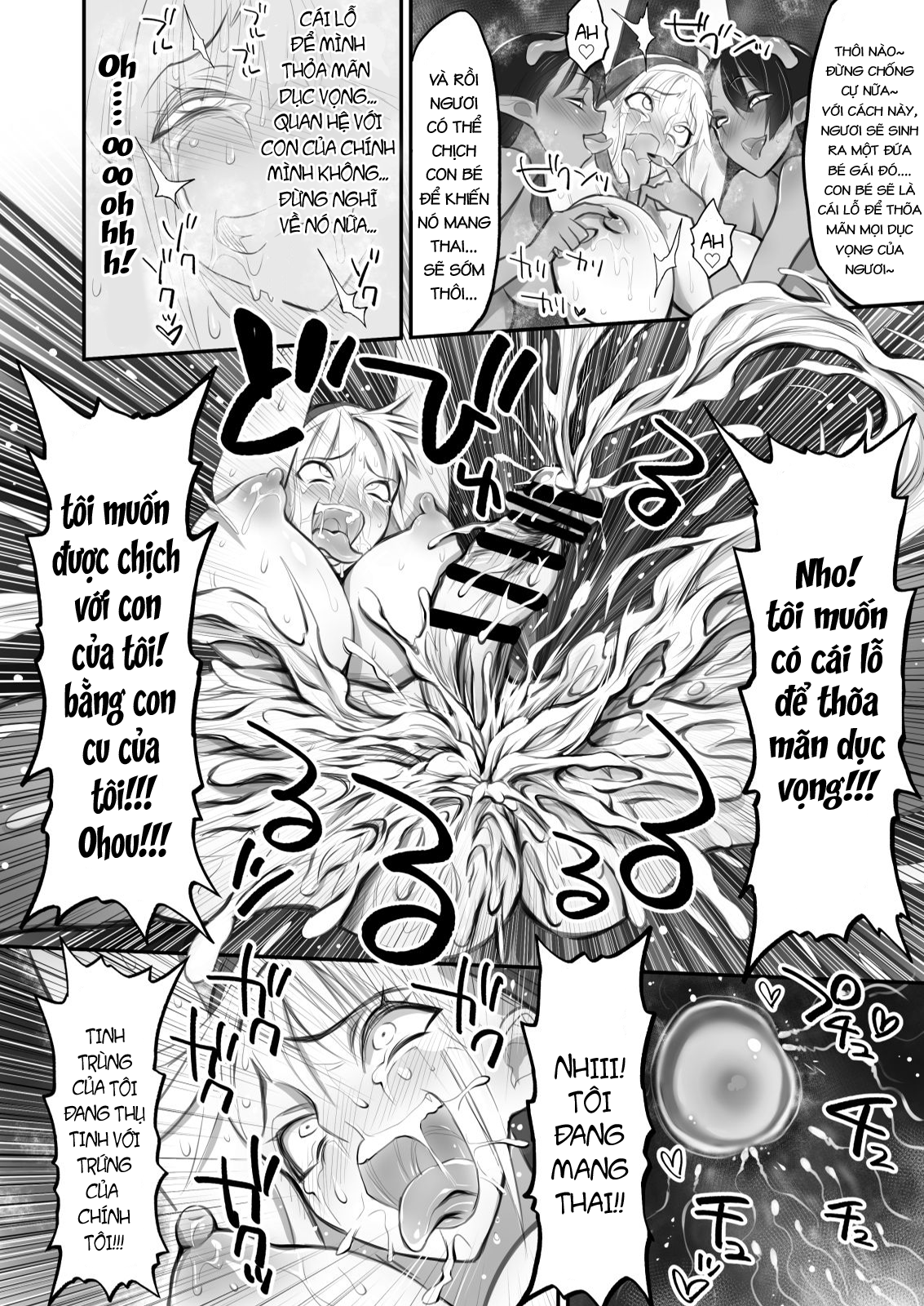 Đọc truyện hentai Futanari Sister, Manamusume o Rape Su!f Oneshot