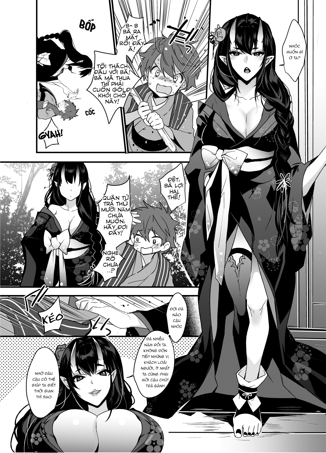 Đọc truyện hentai Bé con và nàng Oni - Hãy like nào!